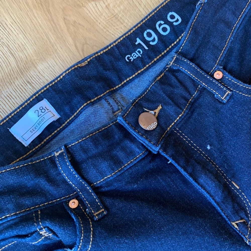 Gap 1969 Sexy Bootcut Jean Sz 6 Long